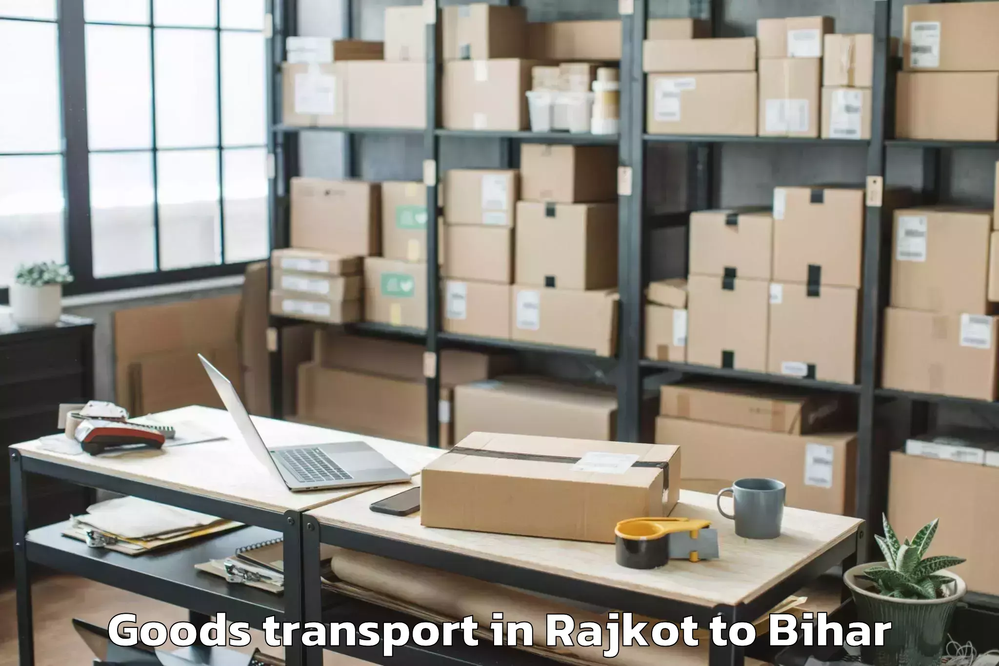 Professional Rajkot to Mohiuddin Nagar Goods Transport